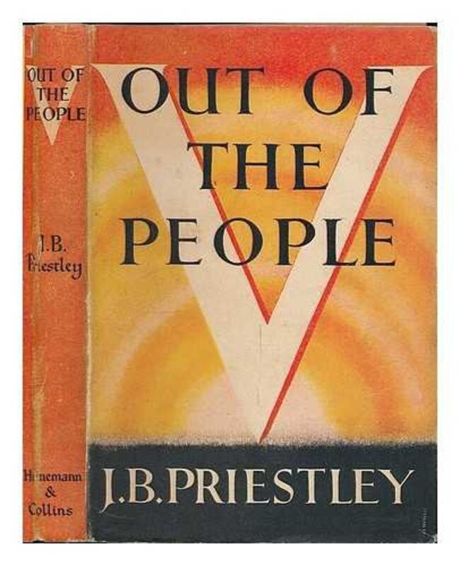 Book cover for "Out of the people" by JB Priestley