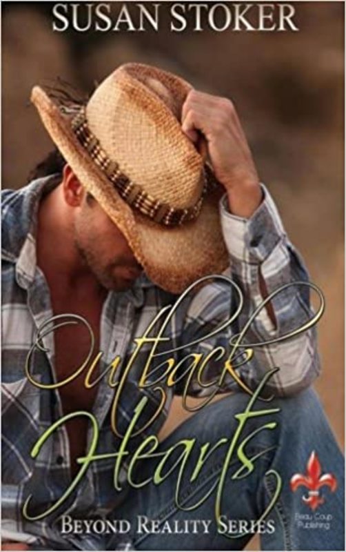 Book cover for "Outback Hearts" by Susan Stoker