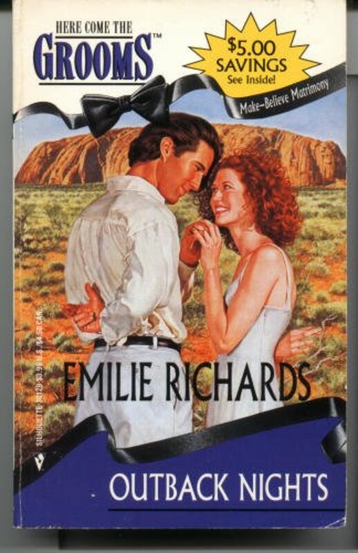 Book cover for "Outback Nights" by Emilie Richards