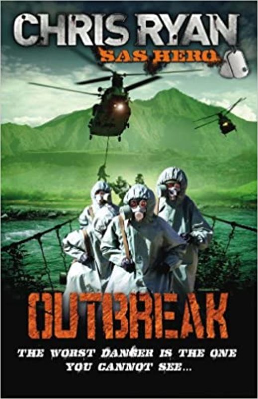 Book cover for "Outbreak" by Chris Ryan