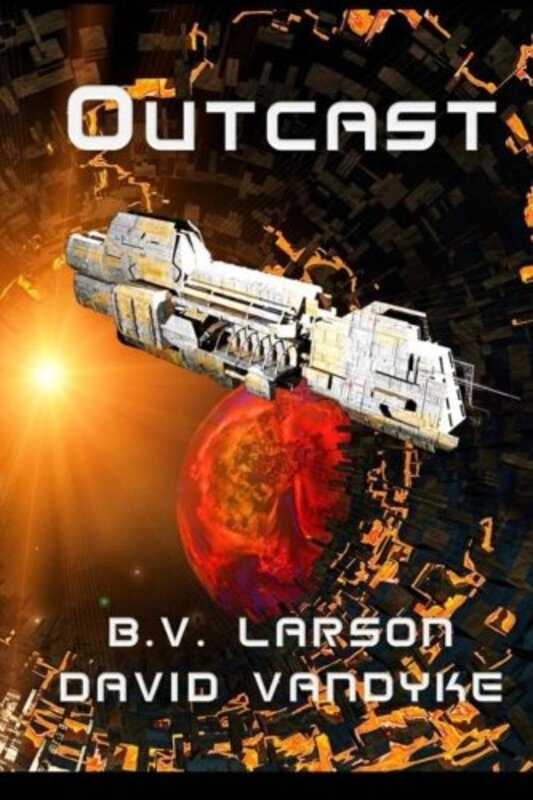 Book cover for "Outcast" by BV Larson