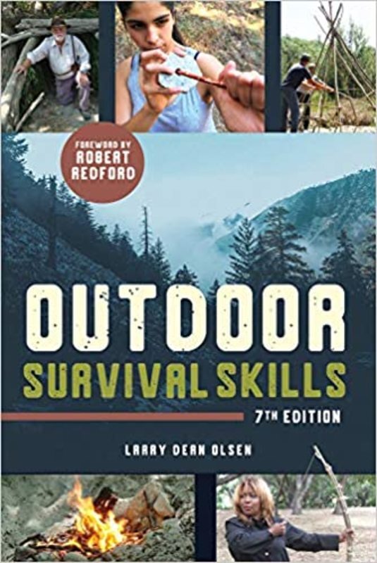 Book cover for "Outdoor Survival Skills" by Larry Dean Olsen