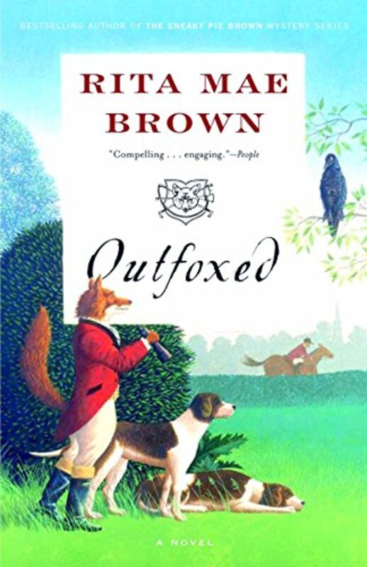Book cover for "Outfoxed" by Rita Mae Brown