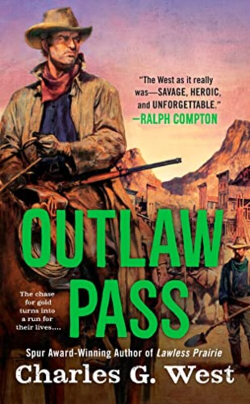 Book cover for "Outlaw Pass" by Charles G West