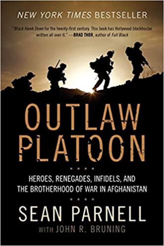 Book cover for "Outlaw Platoon" by Sean Parnell