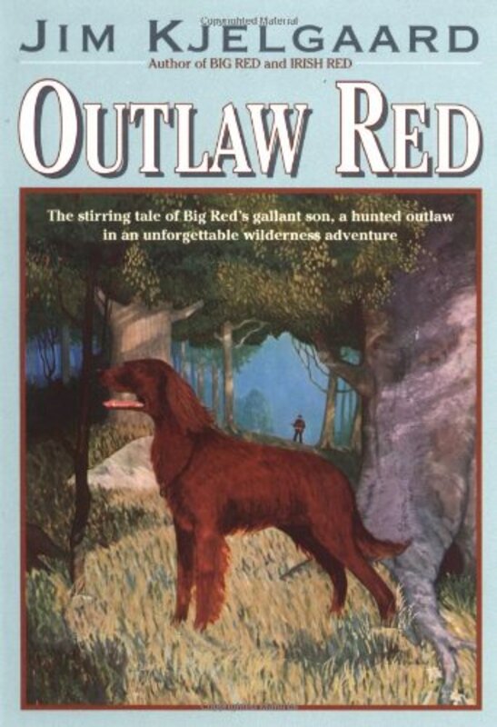 Book cover for "Outlaw Red" by Jim Kjelgaard