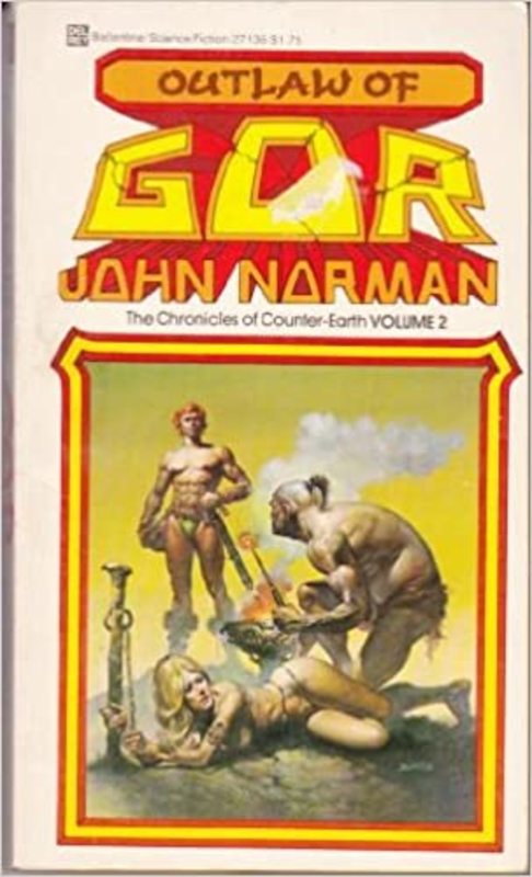 Book cover for "Outlaw of Gor" by John Norman