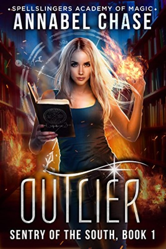 Book cover for "Outlier" by Annabel Chase