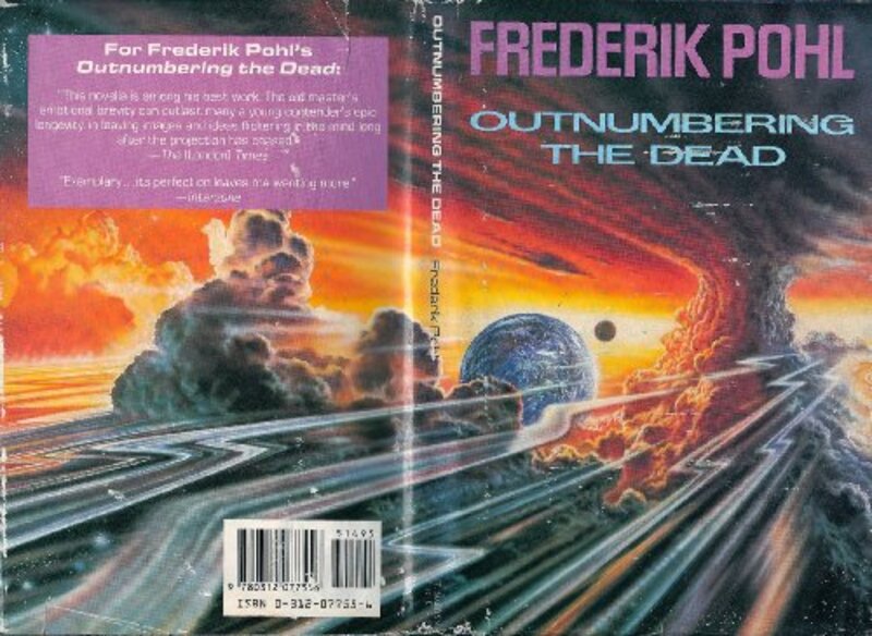 Book cover for "Outnumbering the Dead" by Frederik Pohl