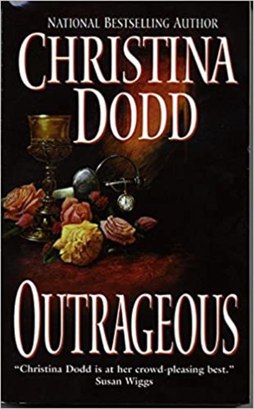 Book cover for "Outrageous" by Christina Dodd
