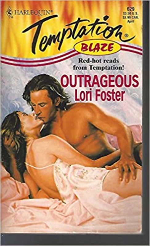 Book cover for "Outrageous" by Lori Foster