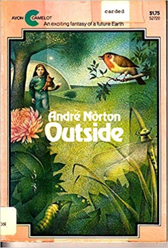 Book cover for "Outside" by Andre Norton