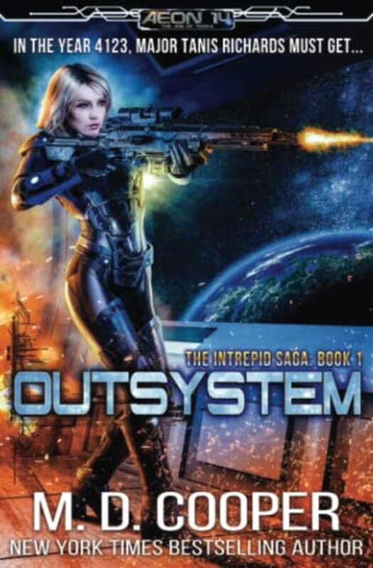 Book cover for "Outsystem" by MD Cooper