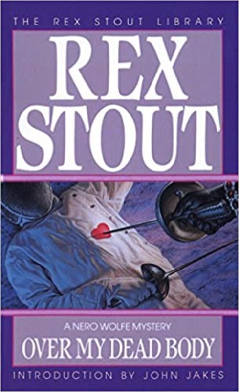 Book cover for "Over My Dead Body" by Rex Stout