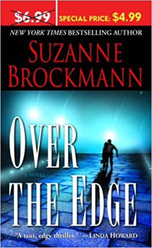 Book cover for "Over the Edge" by Suzanne Brockmann