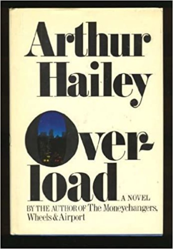 Book cover for "Overload" by Arthur Hailey