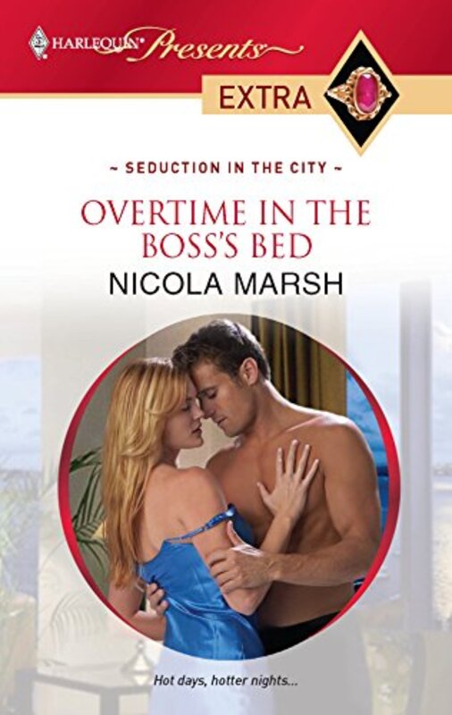 Book cover for "Overtime in the Boss's Bed" by Nicola Marsh