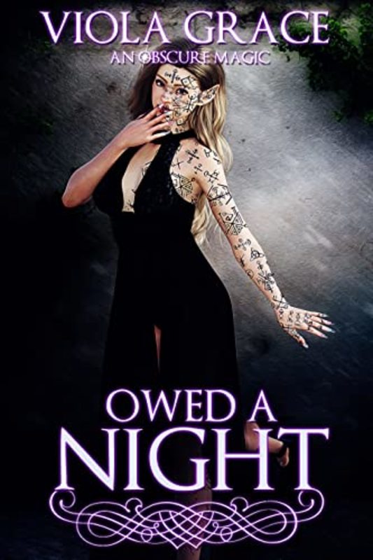Book cover for "Owed A Night" by Viola Grace