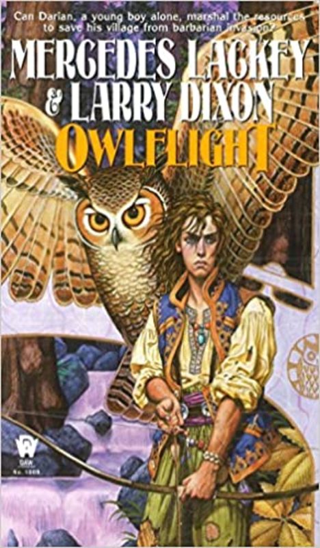 Book cover for "Owlflight" by Mercedes Lackey