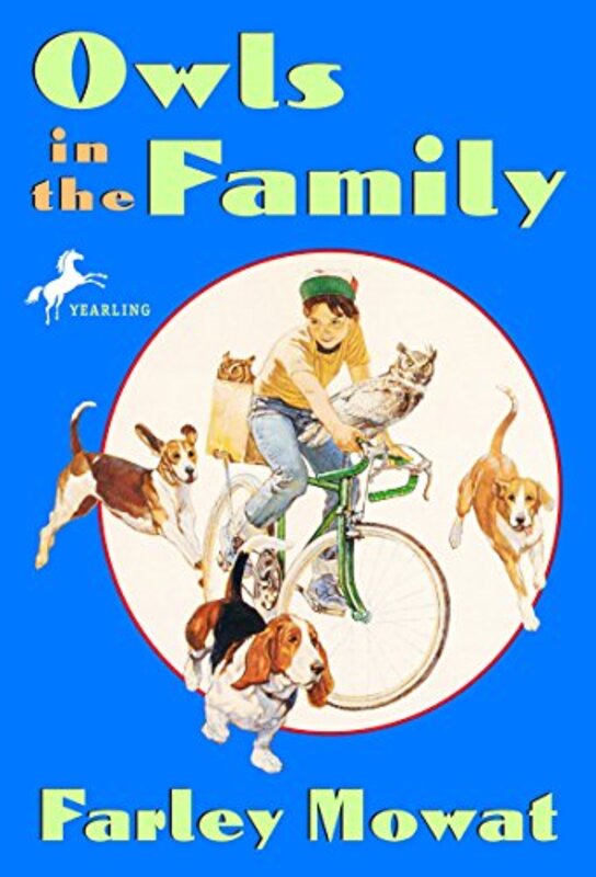 Book cover for "Owls in the Family" by Farley Mowat