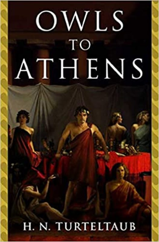 Book cover for "Owls to Athens" by Harry Turtledove