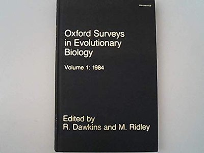 Book cover for "Oxford Surveys In Evolutionary Biology"