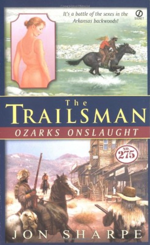Book cover for "Ozarks Onslaught" by Jon Sharpe