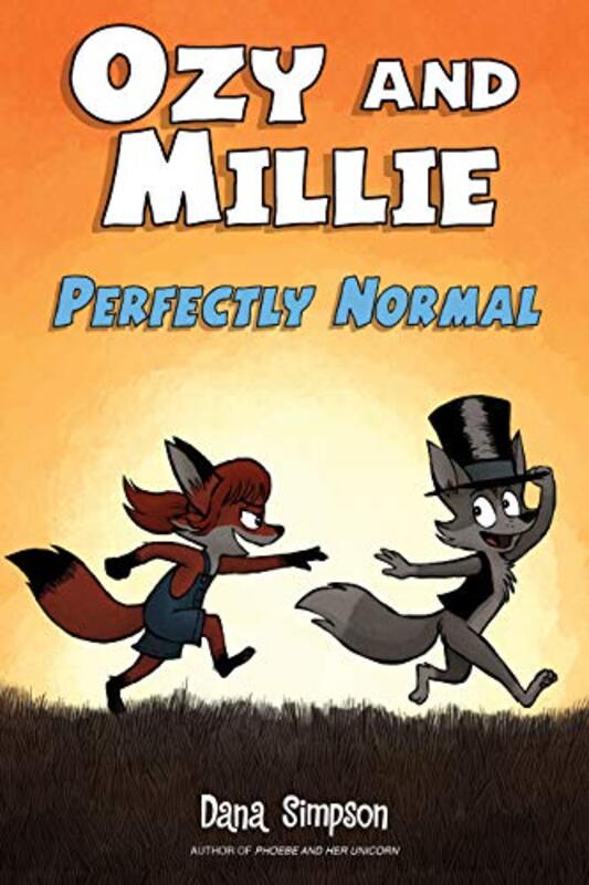 Book cover for "Ozy and Millie: Perfectly Normal" by Dana Simpson
