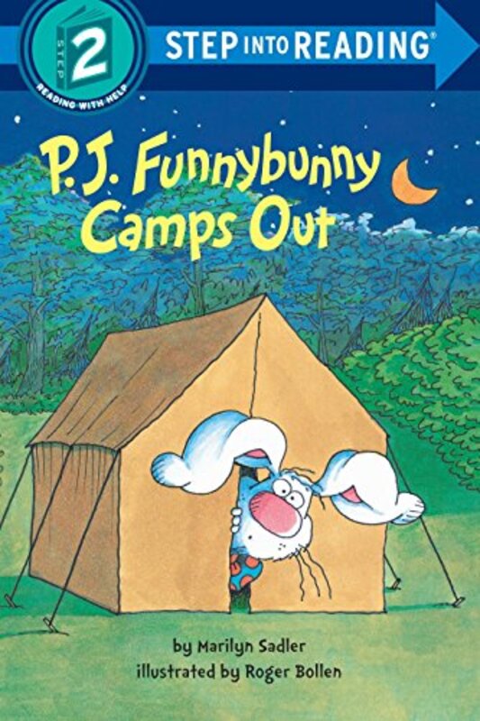 Book cover for "P. J. Funnybunny Camps Out" by Marilyn Sadler