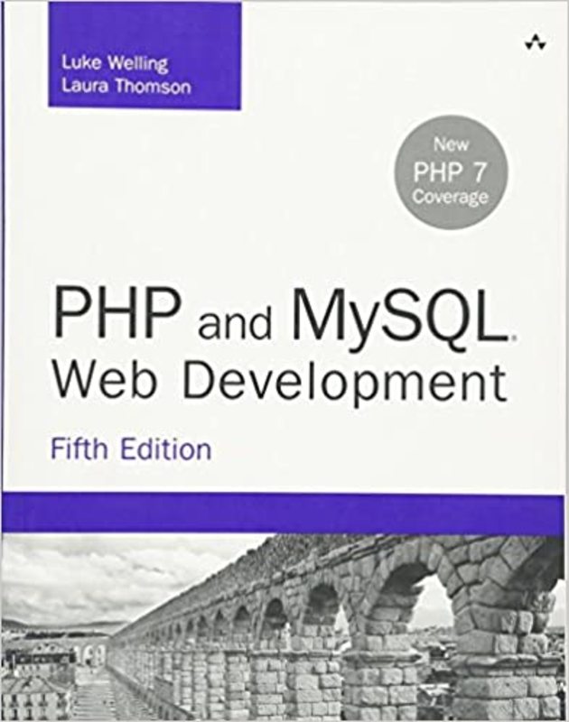 Book cover for "PHP and MySQL Web Development" by Welling Luke