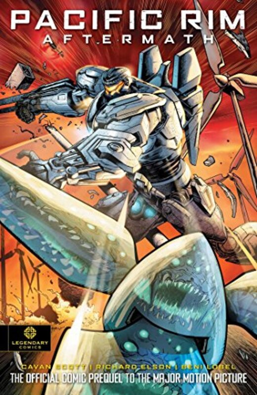 Book cover for "Pacific Rim Aftermath" by Cavan Scott