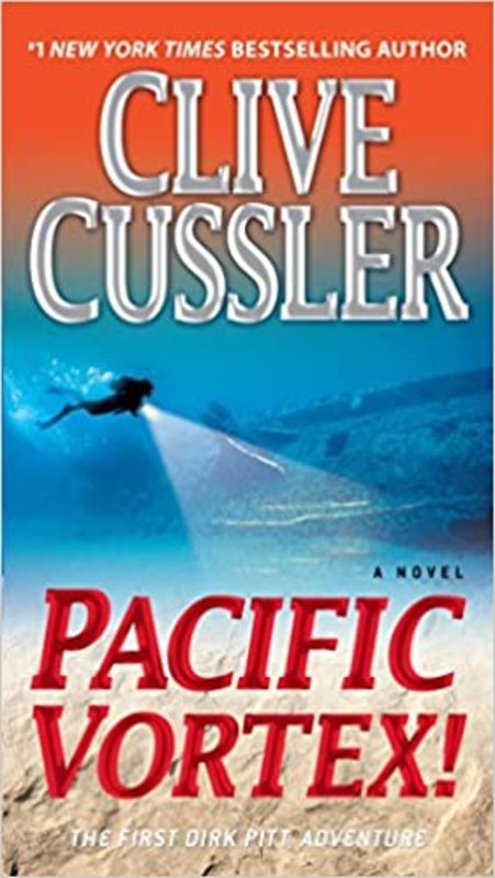 Book cover for "Pacific Vortex" by Clive Cussler