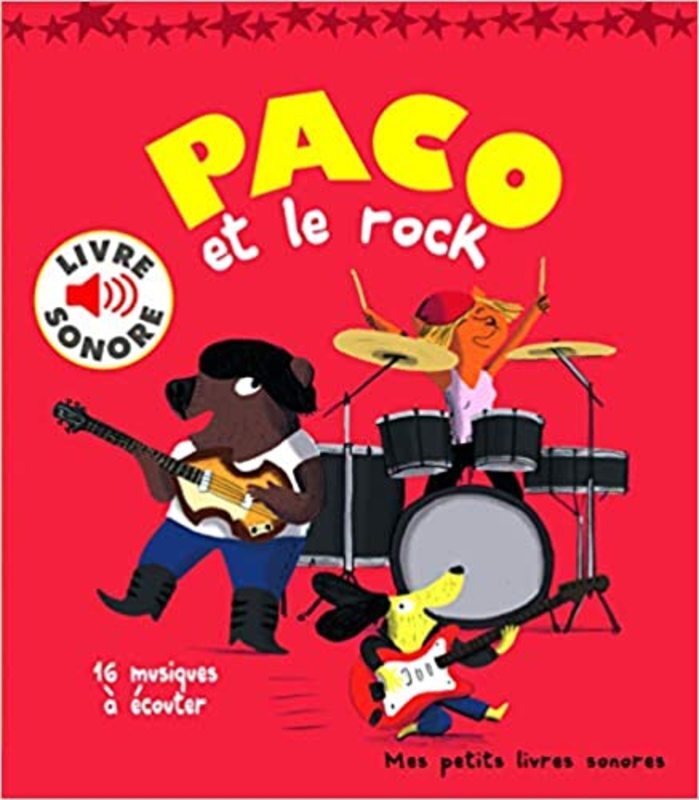 Book cover for "Paco et le Rock" by Magali Le Huche