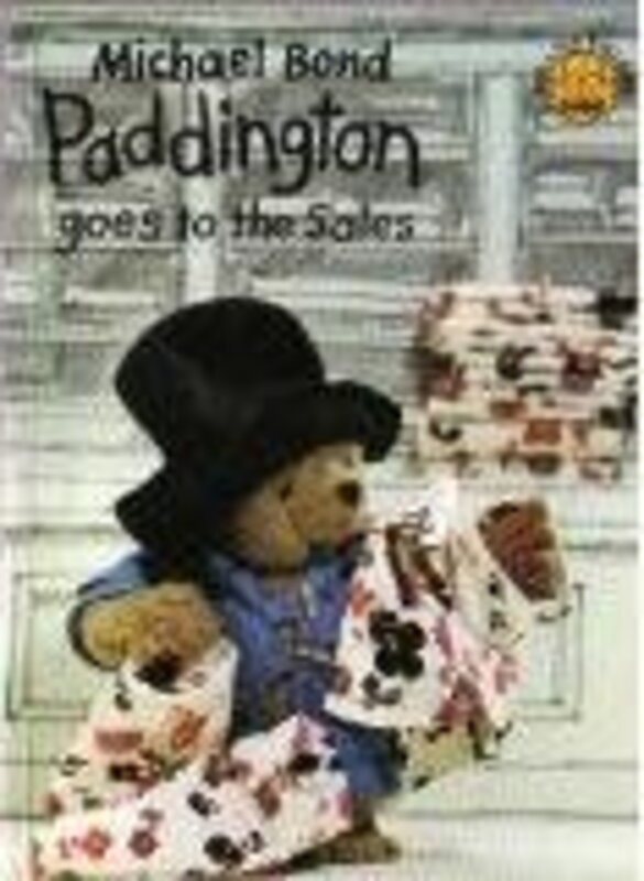 Book cover for "Paddington Goes To The Sales" by Michael Bond