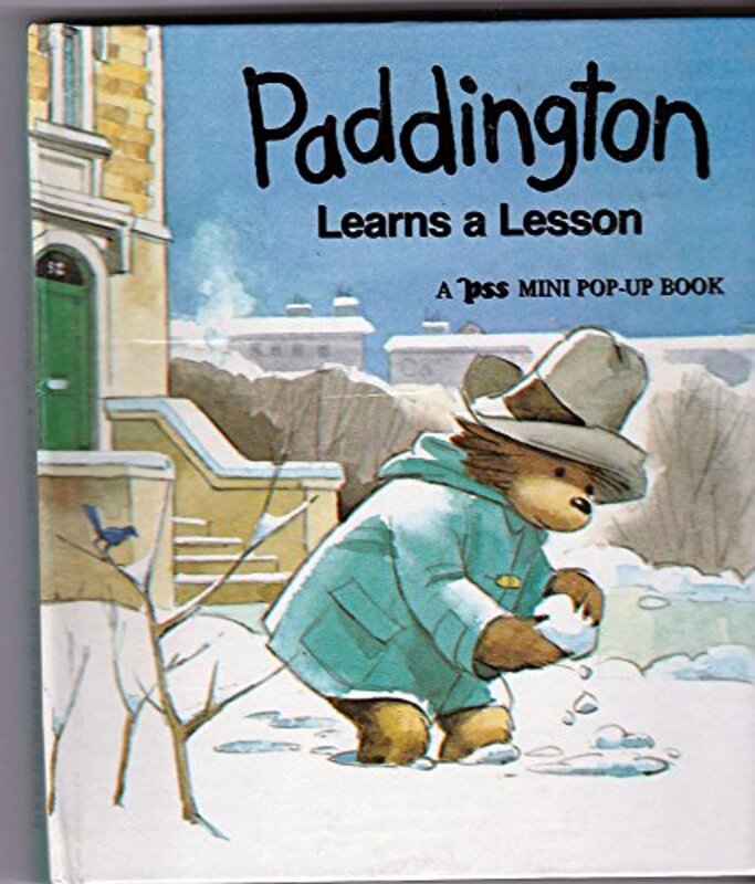 Book cover for "Paddington Learns a Lesson" by Michael Bond