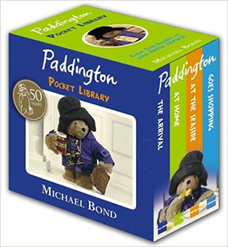 Book cover for "Paddington Pocket Library" by Michael Bond