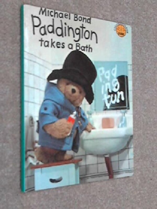 Book cover for "Paddington Takes A Bath" by Michael Bond