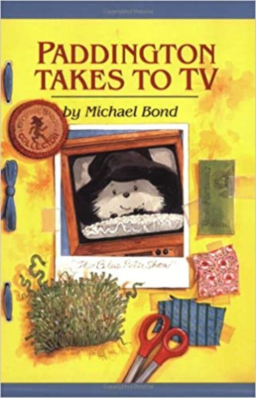 Book cover for "Paddington Takes to TV" by Michael Bond