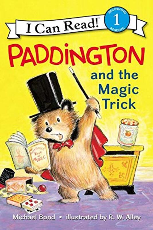 Book cover for "Paddington and the Magic Trick" by Michael Bond