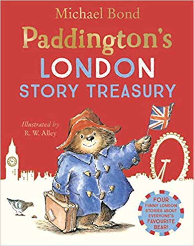 Book cover for "Paddington’s London Treasury" by Michael Bond