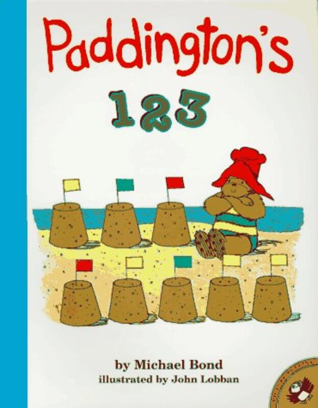 Book cover for "Paddington's 1 2 3" by Michael Bond