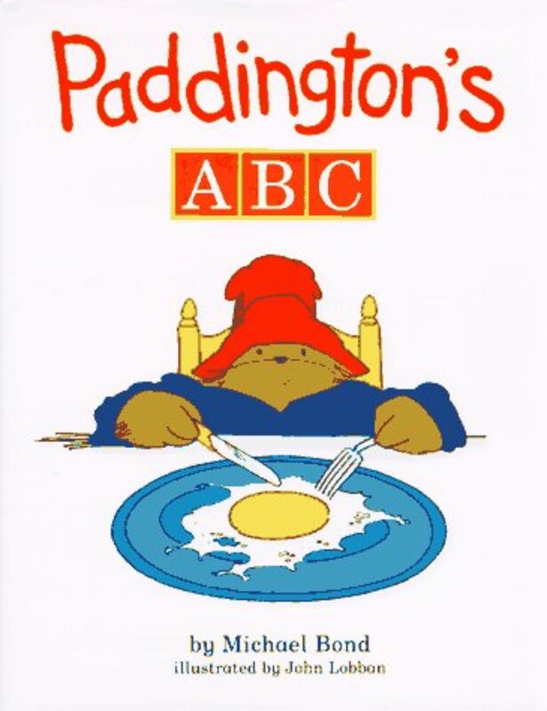 Book cover for "Paddington's A B C" by Michael Bond