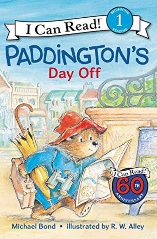Book cover for "Paddington's Day Off" by Michael Bond