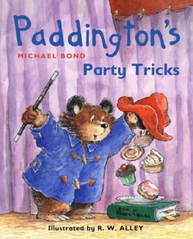 Book cover for "Paddington's Party Tricks" by Michael Bond