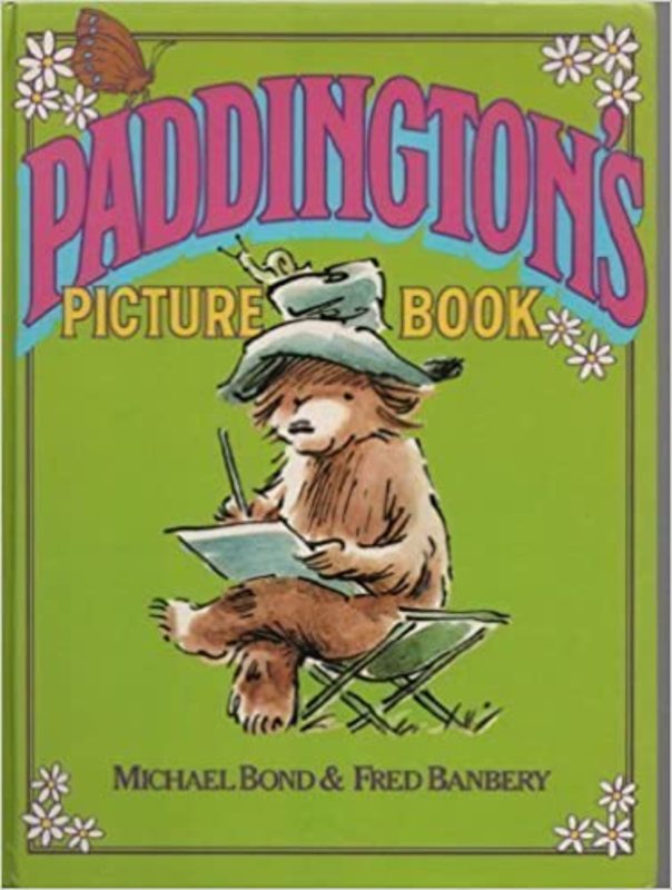 Book cover for "Paddington's Picture Book" by Michael Bond