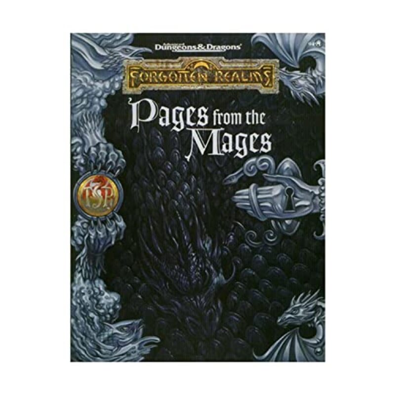 Book cover for "Pages from the Mages" by Ed Greenwood