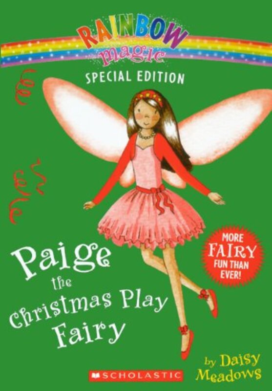 Book cover for "Paige the Christmas Play Fairy" by Daisy Meadows