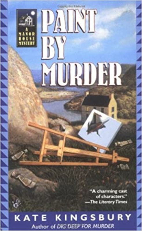 Book cover for "Paint by Murder" by Kate Kingsbury