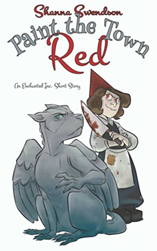 Book cover for "Paint the Town Red" by Shanna Swendson