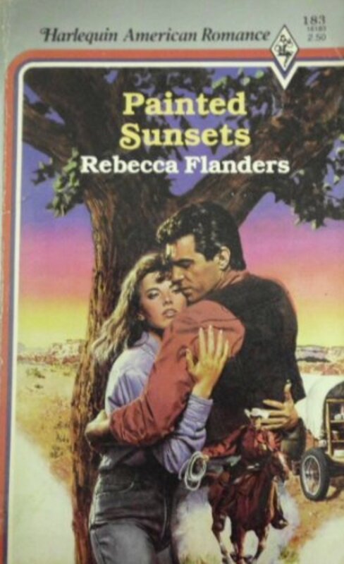 Book cover for "Painted Sunsets" by Donna Ball